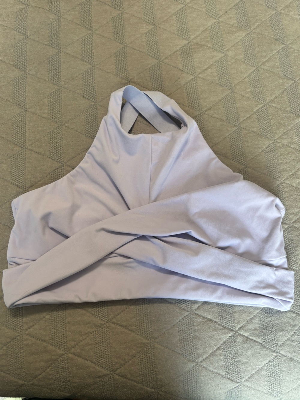 Lilac Crossback Crop Top